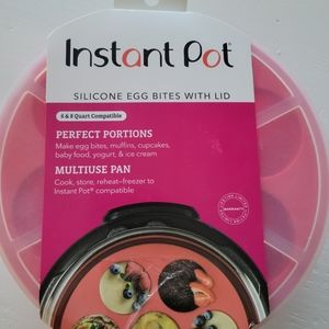 Instant pot silicone egg bites with lid